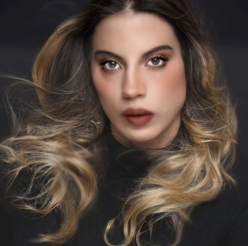 Regina Angarita en un evento social