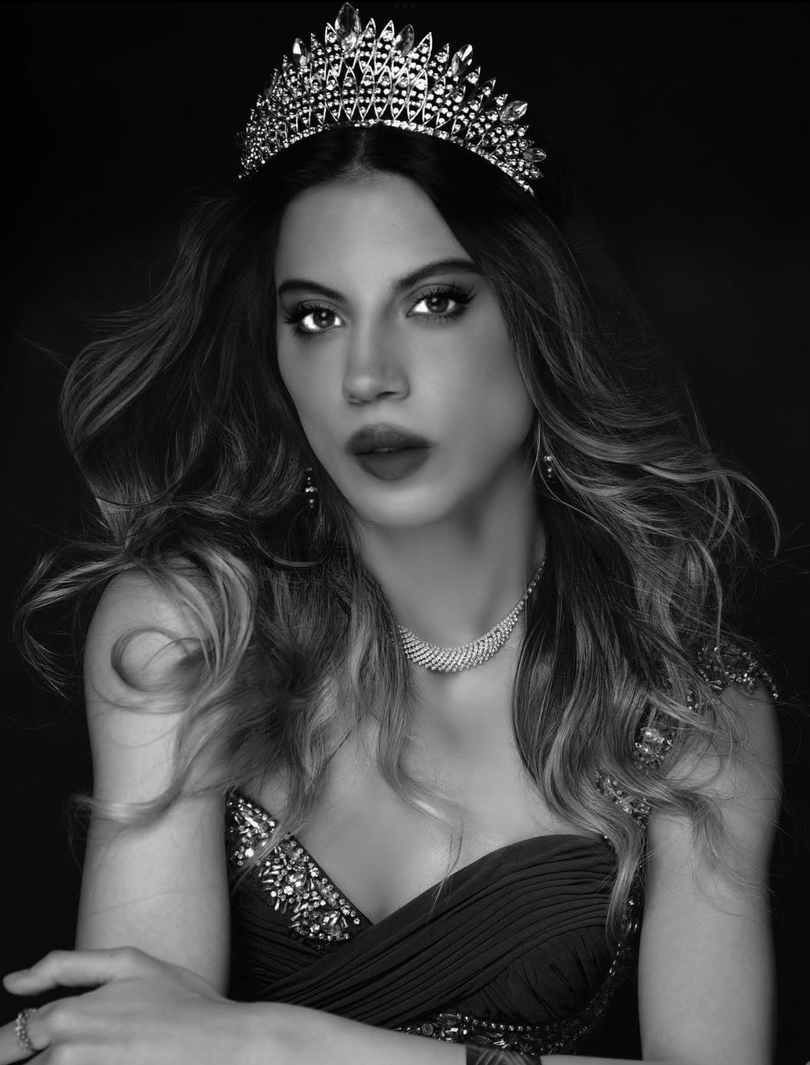 Regina Angarita en un evento de moda